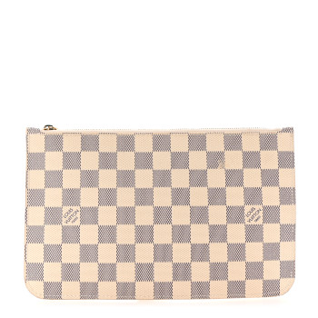 LOUIS VUITTON Damier Azur Nautical Neverfull MM GM Pochette