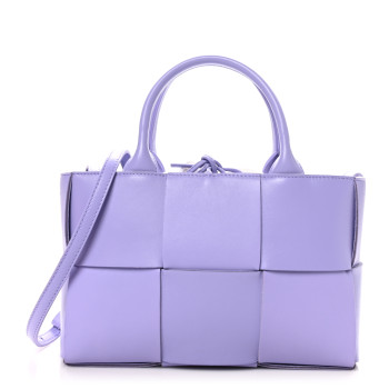 BOTTEGA VENETA Nappa Maxi Intrecciato Mini Arco Tote Wisteria