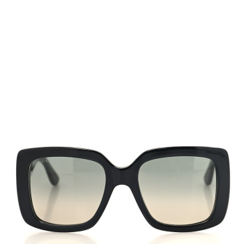 GUCCI Acetate Square Frame Sunglasses GG0141S Black