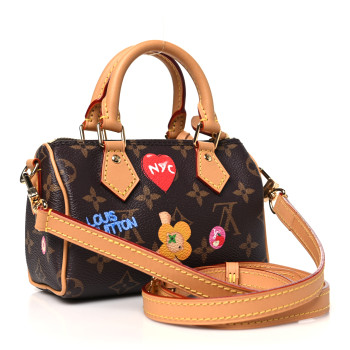 LOUIS VUITTON Monogram 57th Street NYC Nano Speedy Yellow Cab LOUIS VUITTON Monogram 57th Street NYC Nano Speedy Yellow Cab