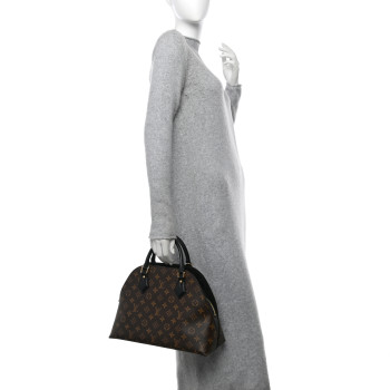 LOUIS VUITTON Monogram Alma BNB Black