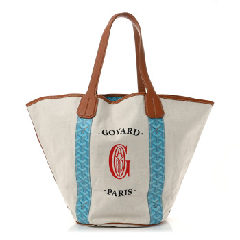 GOYARD Goyardine Reversible Belharra Light Blue