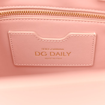 Dolce & Gabbana DG デイリー ハンドバッグ ミニ Dolce & Gabbana - DG Daily Mini leather tote Pale pink - The