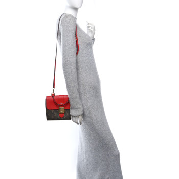 LOUIS VUITTON Monogram Locky BB Coquelicot