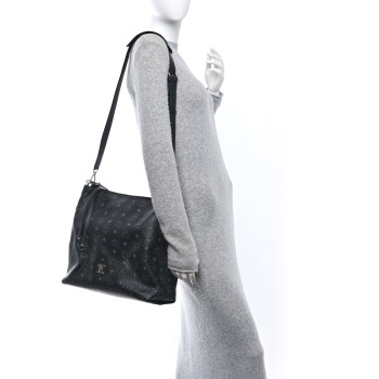 MCM Visetos Large Klara Hobo Black