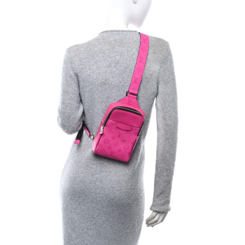 LOUIS VUITTON Taigarama Outdoor Slingbag Fuchsia