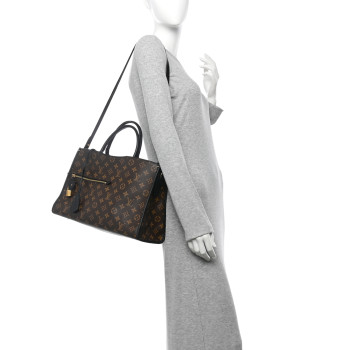 LOUIS VUITTON Monogram Popincourt MM Black