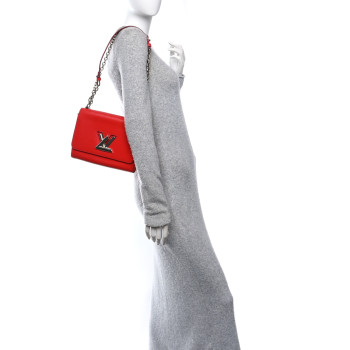 LOUIS VUITTON Epi Twist Shoulder Bag MM Coquelicot