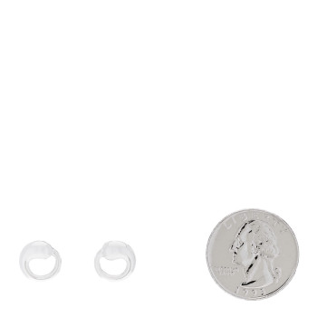 TIFFANY Sterling Silver 11mm Elsa Peretti Eternal Circle Earrings