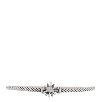 DAVID YURMAN Sterling Silver Diamond Starburst Bracelet