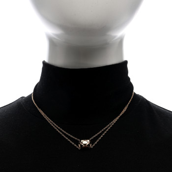 CHANEL 18K Beige Gold Coco Crush Pendant Necklace