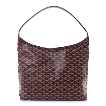 GOYARD Goyardine Boheme Hobo Burgundy