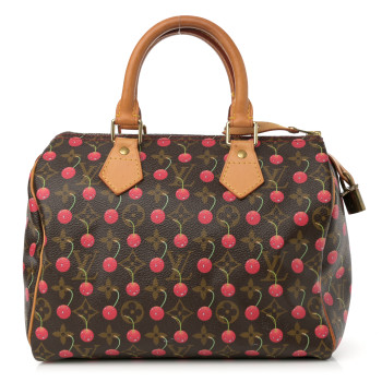 LOUIS VUITTON Monogram Cerises Speedy 25 LOUIS VUITTON Monogram Cerises Speedy 25