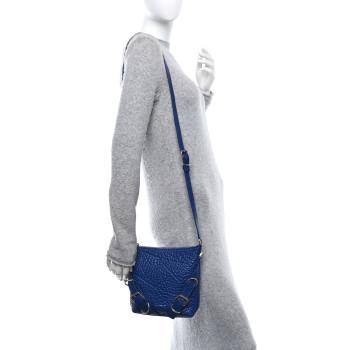 GIVENCHY Calfskin Small Voyou Bag Saphir Blue