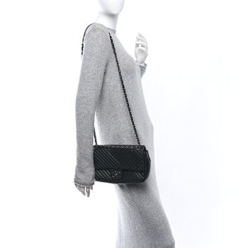 CHANEL Lambskin Small CC Crossing Flap Black CHANEL Lambskin Small CC Crossing Flap Black