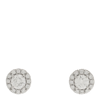 TIFFANY Platinum Diamond .17ctw Soleste Earrings