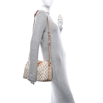 LOUIS VUITTON Damier Azur Speedy Bandouliere 25