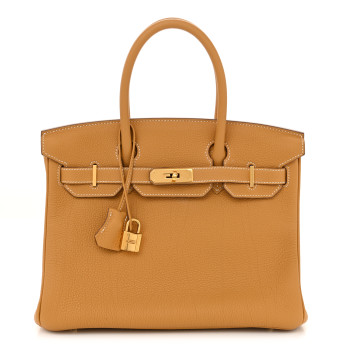 HERMES Togo Birkin 30 Natural Sable