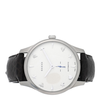 GUCCI Stainless Steel Alligator 40mm G-Timeless Charm Automatic Watch