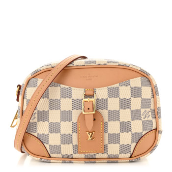 LOUIS VUITTON Damier Azur Mini Deauville