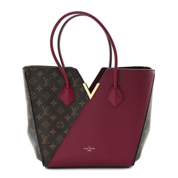 LOUIS VUITTON Calfskin Monogram Kimono Tote Grape