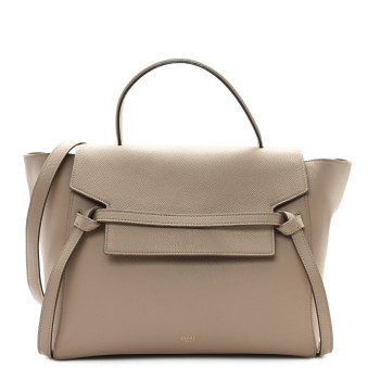 CELINE Grained Calfskin Mini Belt Bag Light Taupe