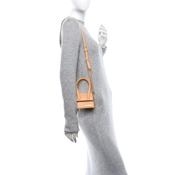 JACQUEMUS Calfskin Le Chiquito Light Brown