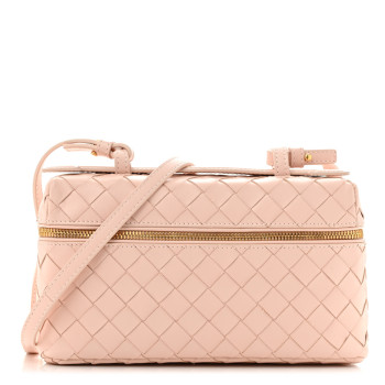 BOTTEGA VENETA Calfskin Intrecciato Bang Bang Vanity Case Cameo