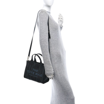 MARC JACOBS Grained Calfskin Small The Tote Bag Black