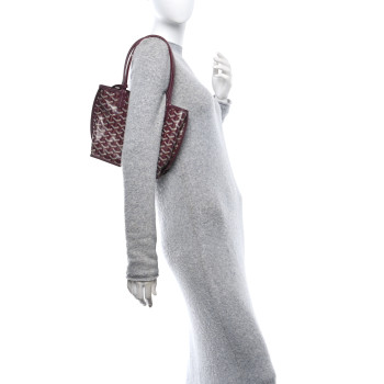 GOYARD Goyardine Reversible Mini Anjou Burgundy