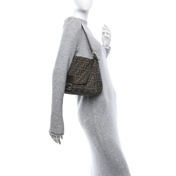 FENDI Zucca Mama Baguette Tobacco