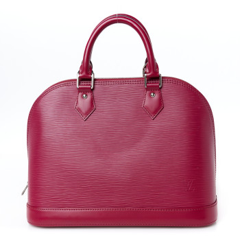 LOUIS VUITTON Epi Alma PM Fuchsia