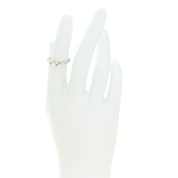 CARTIER Platinum Diamond .33ct Ballerine Solitaire Engagement Ring 50 5.25