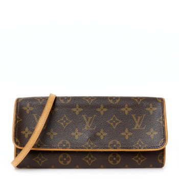 LOUIS VUITTON Monogram Pochette Twin GM