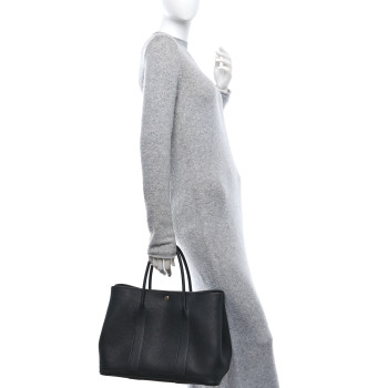 HERMES Negonda Garden Party Tote 36 MM Black