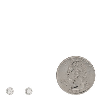 TIFFANY Platinum Diamond .17ctw Soleste Earrings