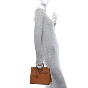 HERMES Togo Birkin 25 Gold