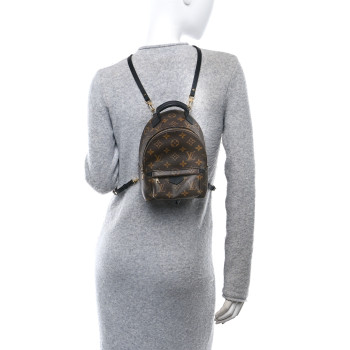 LOUIS VUITTON Monogram Palm Springs Backpack Mini
