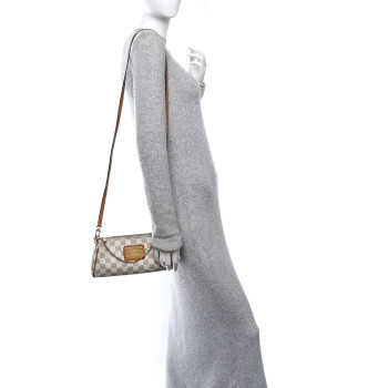 LOUIS VUITTON Damier Azur Eva Clutch