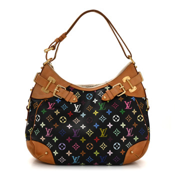 LOUIS VUITTON Monogram Multicolor Greta Black