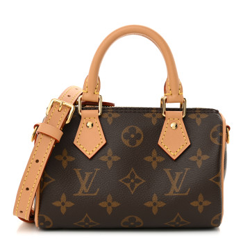 LOUIS VUITTON Monogram Nano Speedy Bandouliere