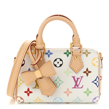 LOUIS VUITTON LV X TM Monogram Multicolor Nano Speedy White