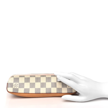 LOUIS VUITTON Damier Azur Elizabeth Pencil Pouch Rose Ballerine
