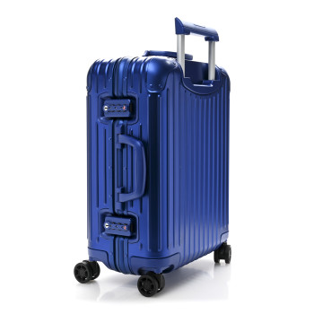 RIMOWA Aluminum Original Cabin Blue Marine