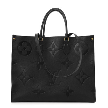 LOUIS VUITTON Empreinte Monogram Giant Onthego GM Black