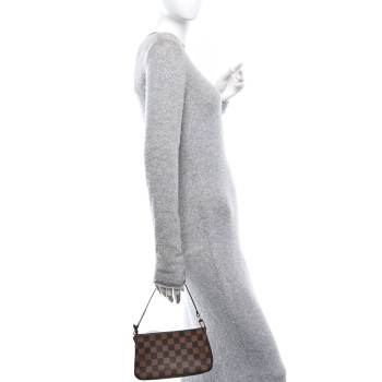 LOUIS VUITTON Damier Ebene Navona Pochette Accessories
