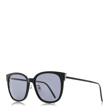 SAINT LAURENT Acetate Metal SL M485 Sunglasses Black