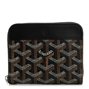 GOYARD Goyardine Matignon PM Wallet Black
