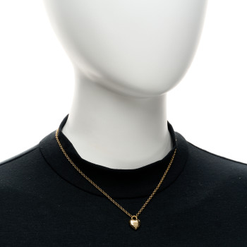TIFFANY 18K Yellow Gold Return to Tiffany Full Heart Pendant Necklace