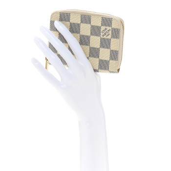 LOUIS VUITTON Damier Azur Zippy Coin Purse